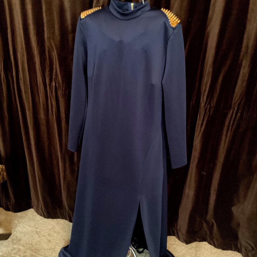 Karen T Design Navy Blue Gown